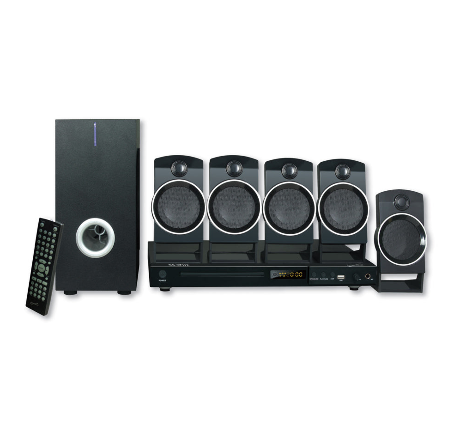 5.1 Channel DVD Home Theater System With USB Input & Karaoke Function